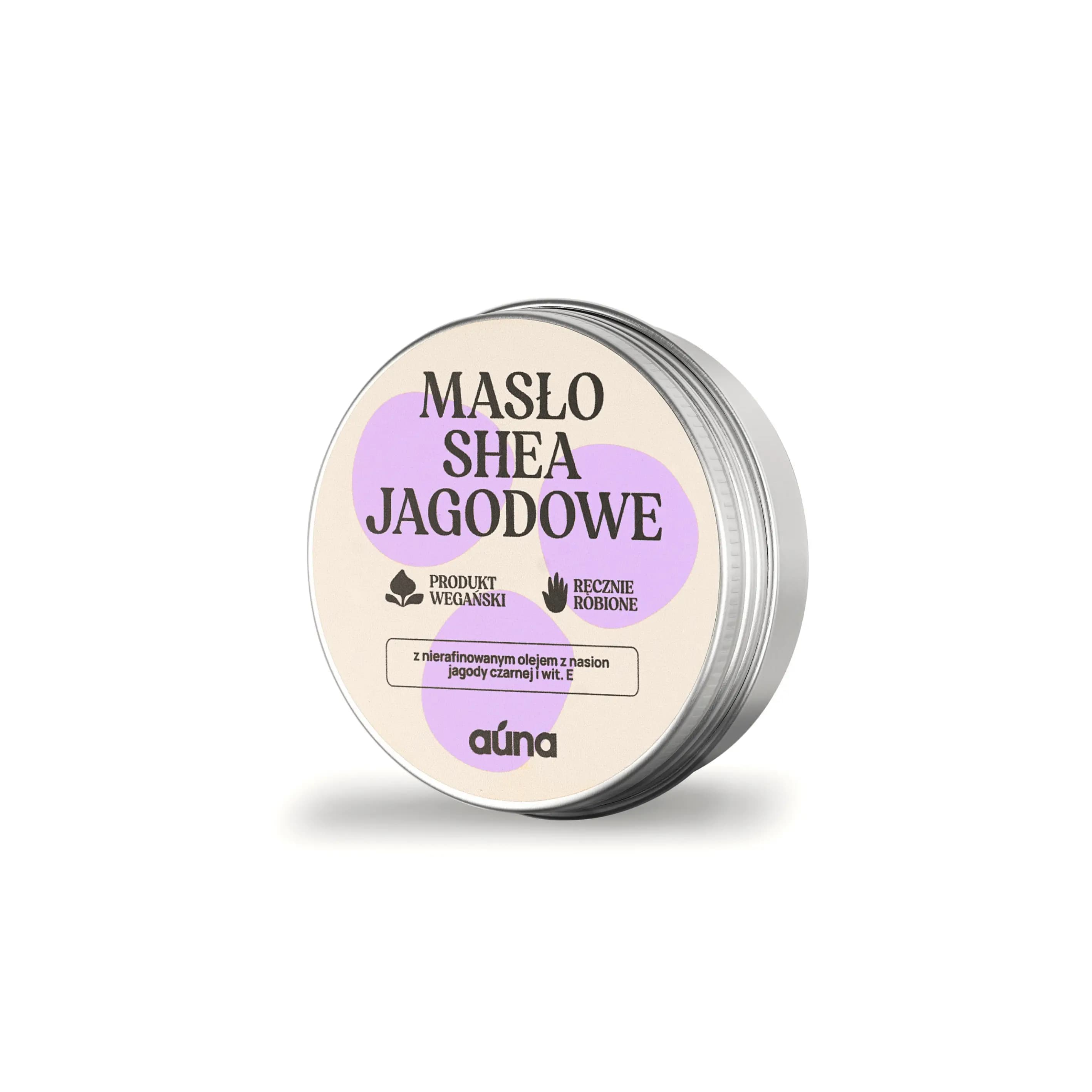 Masło SHEA jagodowe z olejem jagodowym i wit. E