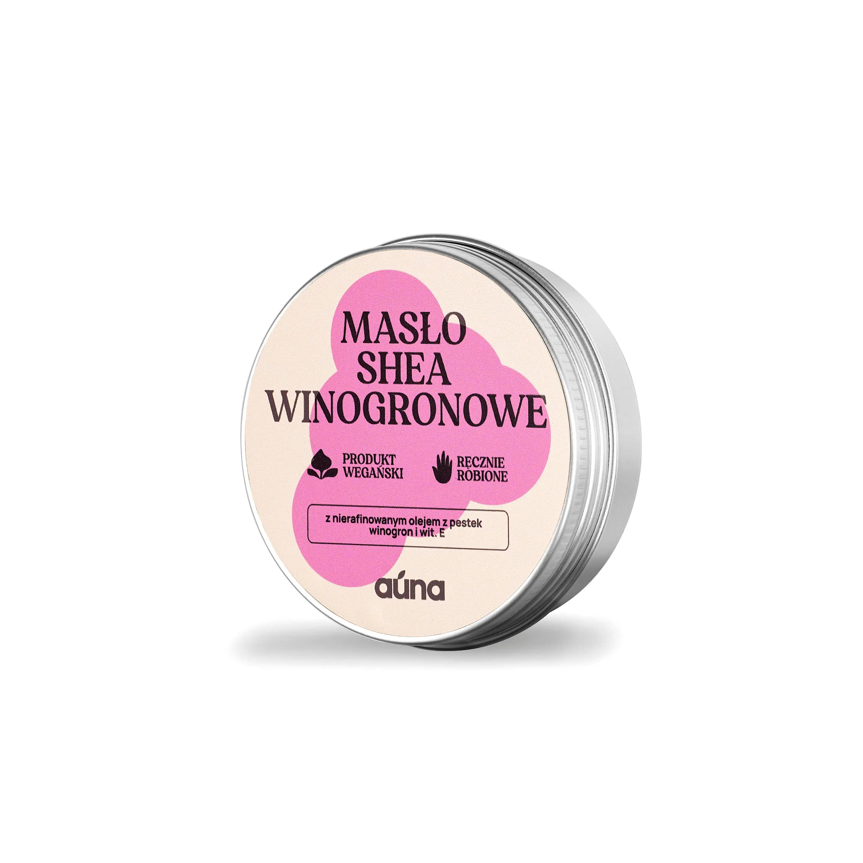 Masło SHEA winogronowe z olejem winogronowym i wit. E