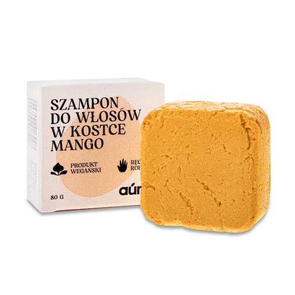 Szampon do włosów w kostce MANGO z masłem mango | regeneracja
