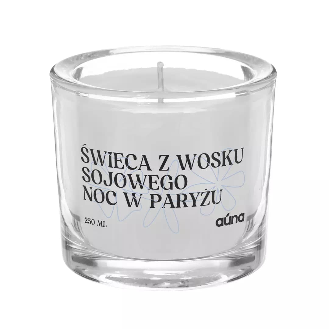 Świeczka sojowa noc w Paryżu piękny, nieoczywisty zapach