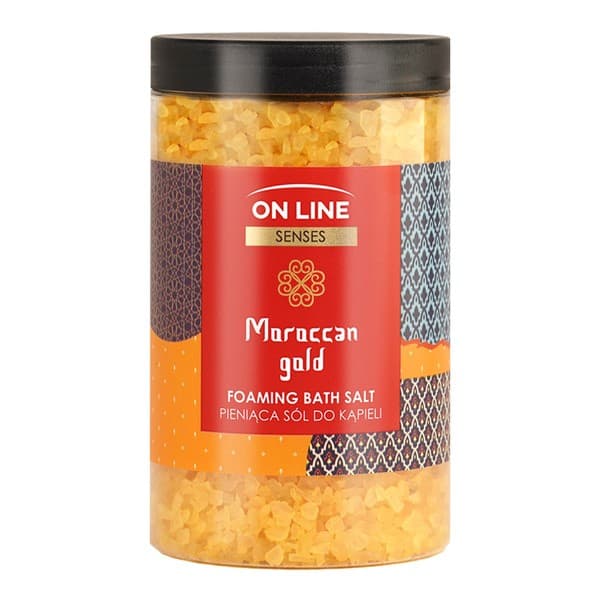 Senses Moroccan Gold, pieniąca sól do kąpieli