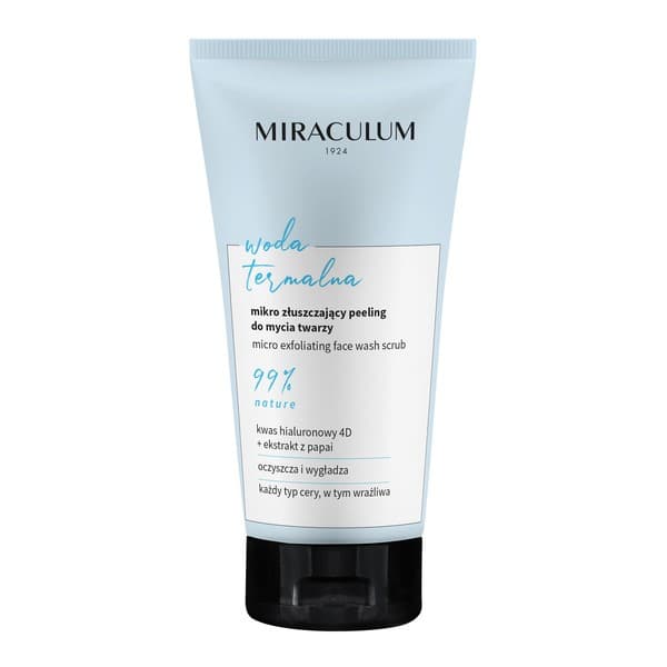 Woda Termalna, mikrozłuszczający peeling do mycia twarzy