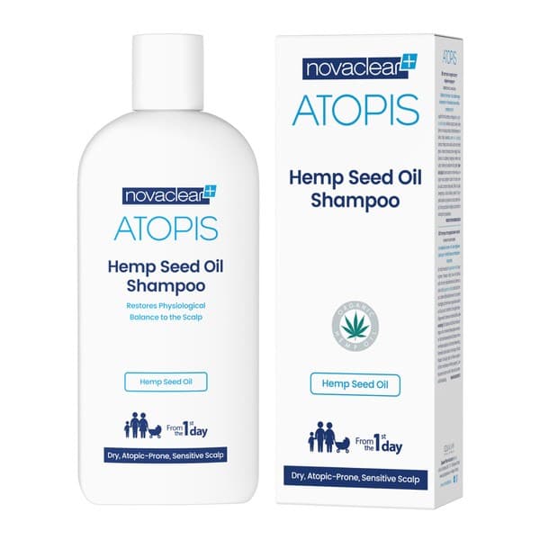 Atopis, szampon z organicznym olejem konopnym