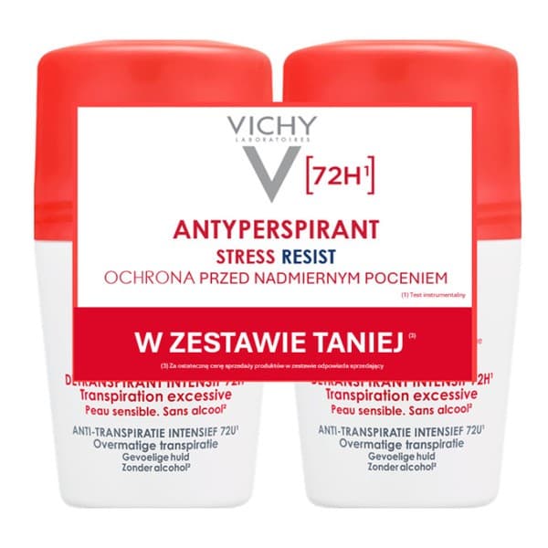 Zestaw 2 x Vichy Stress Resist, antyperspirant przeciw poceniu 72h