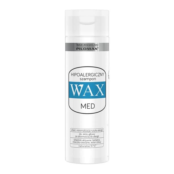 MED WAX, Laboratorium Pilomax, szampon łagodzący podrażnienia hipoalergiczny