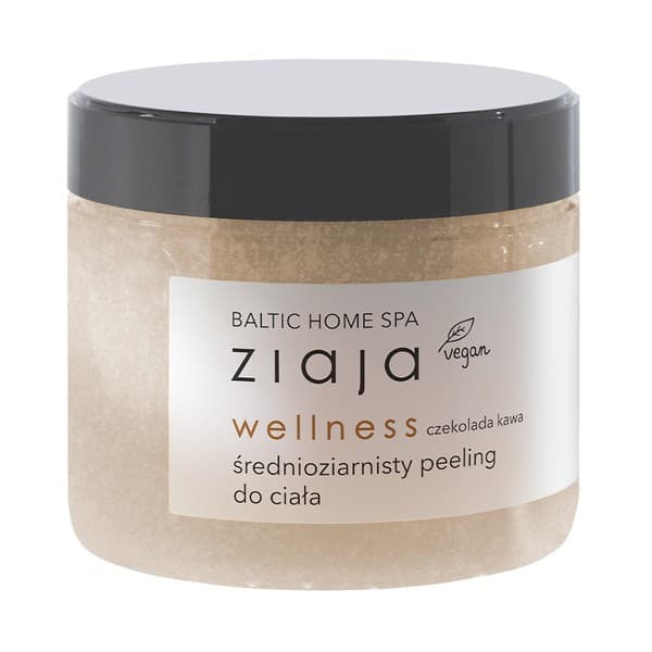 Baltic Home Spa Wellness, średnioziarnisty peeling do ciała, czekolada, kawa