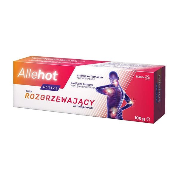 AlleHot Active, krem rozgrzewający