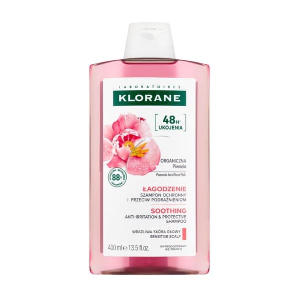 szampon z organiczną piwonią