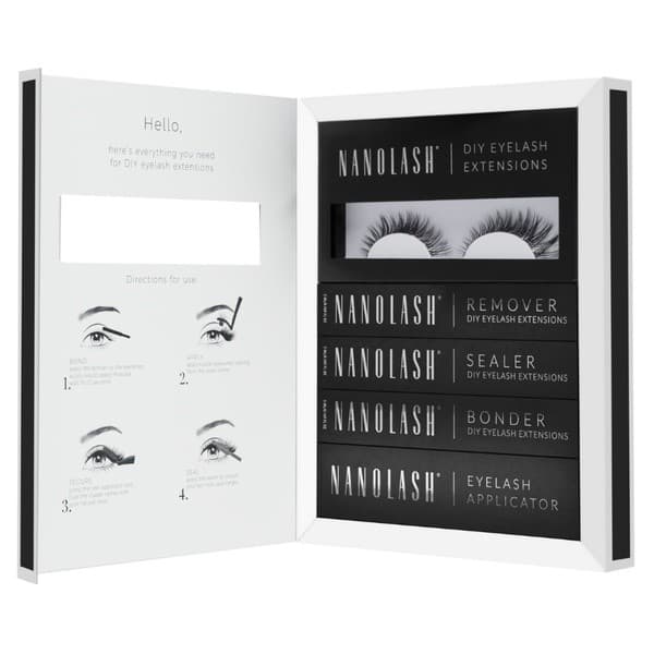 DIY Eyelash Extensions Starter Kit, zestaw startowy do aplikacji sztucznych rzęs, Charm