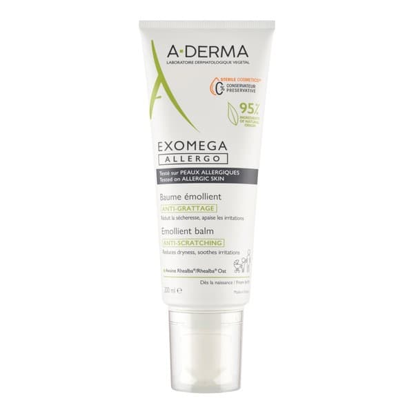 Aderma Exomega Allergo, balsam emolient, kosmetyk sterylny