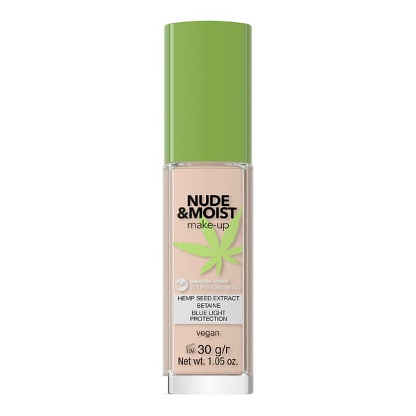 Nude&Moist Make-Up, fluid nawilżająco - odżywczy 01
