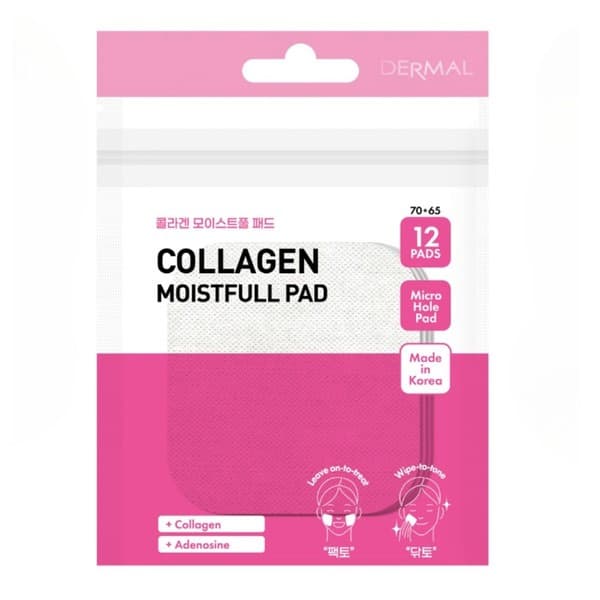 Collagen Moistfull Pad, płatki do twarzy z kolagenem i peptydami