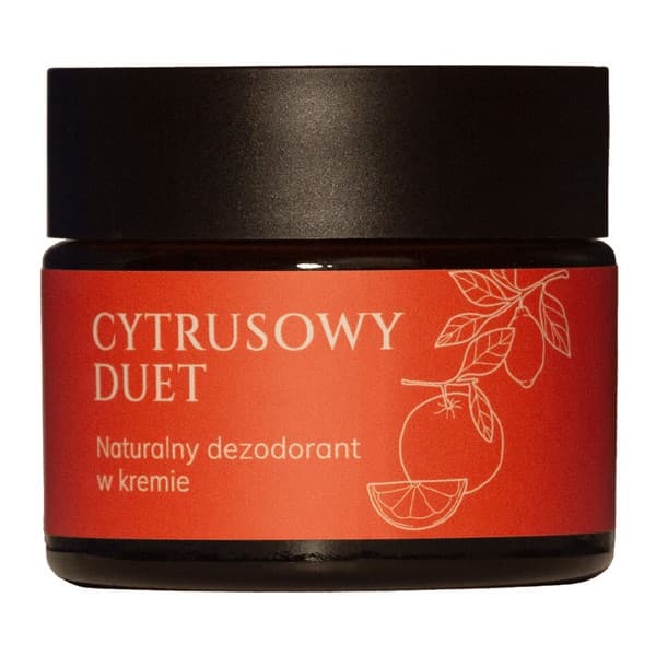 Natural Cosmetics Cytrusowy Duet, naturalny dezodorant w kremie