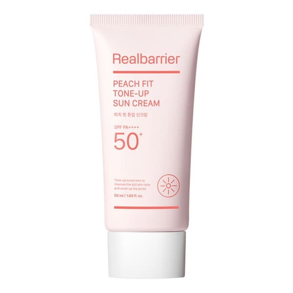 PEACH Nawilżający krem przeciwsłoneczny z efektem rozświetlającym SPF50+ PA++++
