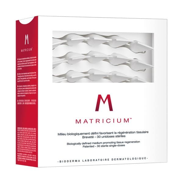 Matricium, regenerująca kuracja, stymulująca odnowę skóry, płyn, 30 ampułek x