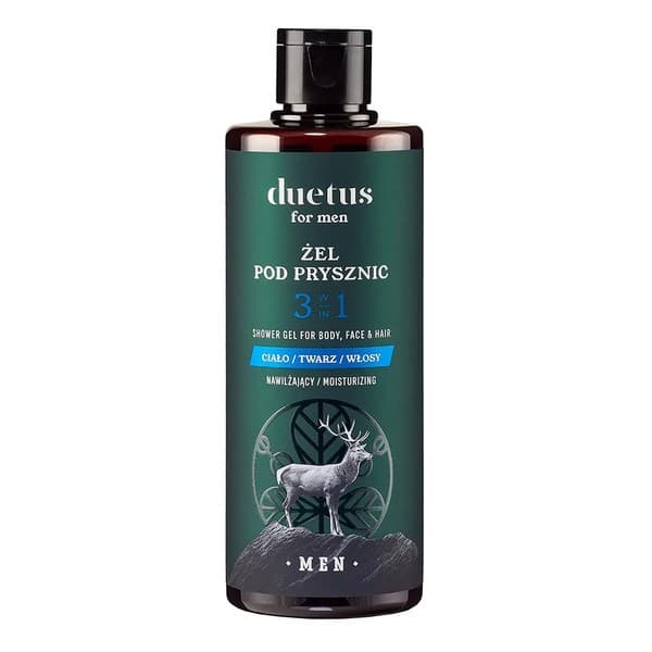 For Men, nawilżający żel pod prysznic 3w1