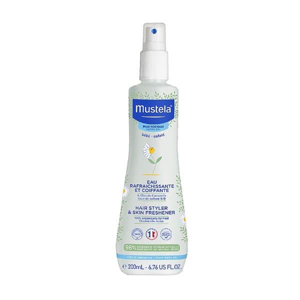 Bebe-Enfant, odświeżający spray ułatwiający rozczesywanie włosów