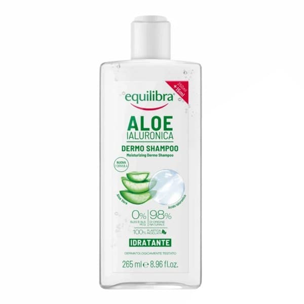 szampon nawilżający, aloes i kwas hialuronowy