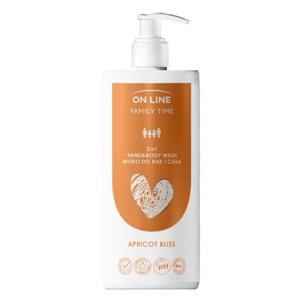 Family Time, mydło 2w1 Apricot Bliss