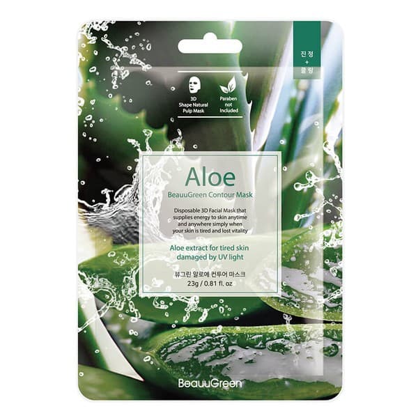 Aloe, nawilżająca maska na twarz