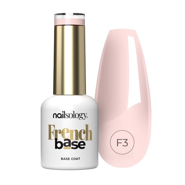 Nailsology French Base, kolorowa baza hybrydowa, F3 Lolipop