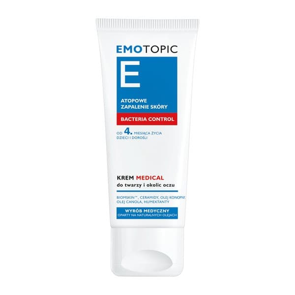 Bacteria Control, krem do twarzy i okolic oczu Medical
