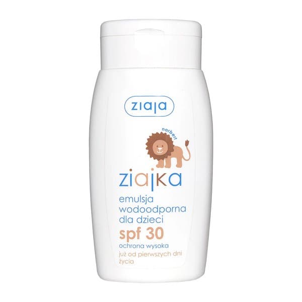 Ziajka, wodoodporna emulsja ochronna dla dzieci SPF 30