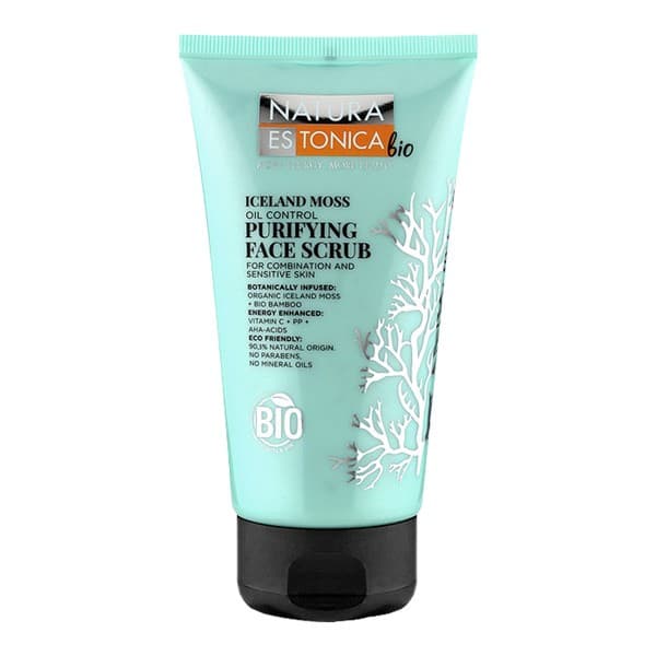 Natura Estonica Iceland Moss, peeling do twarzy dla skóry mieszanej i wrażliwej