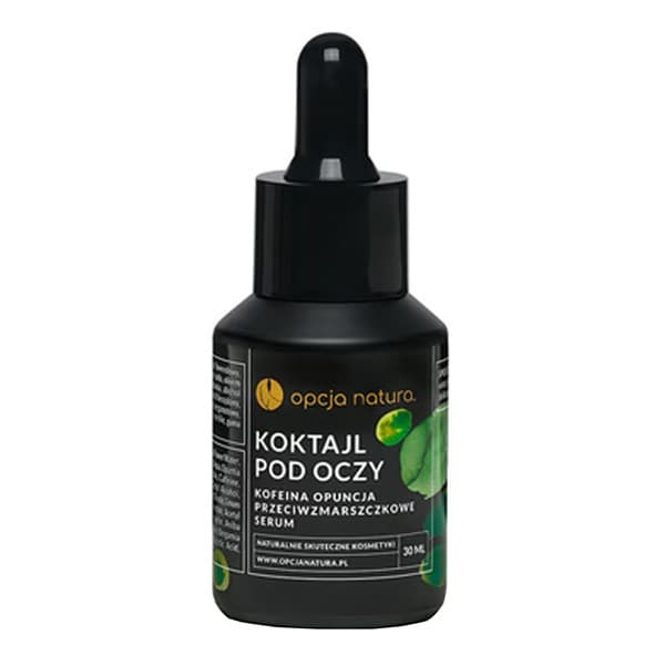 Natura, przeciwzmarszczkowe serum pod oczy, Kofeina & Opuncja