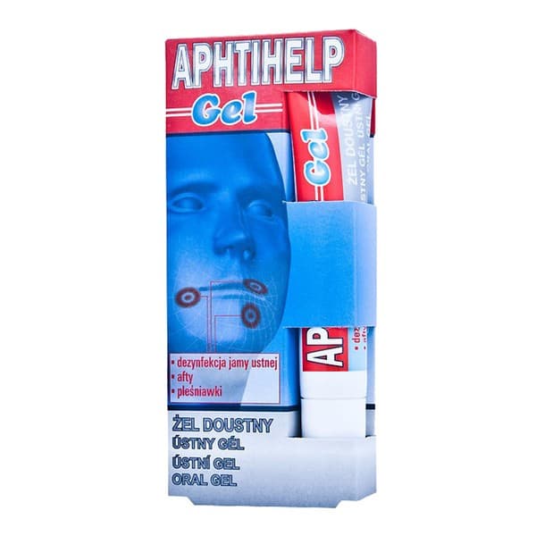 Aphtihelp gel, żel do pielęgnacji ust i błon śluzowych jamy ustnej