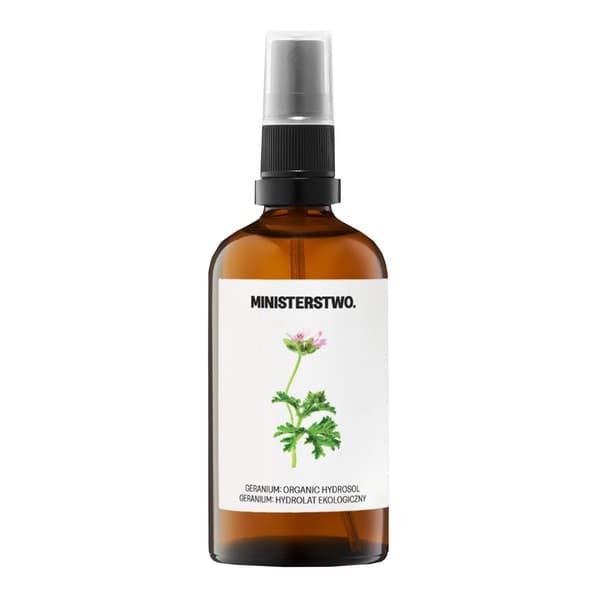 Geranium, hydrolat ekologiczny, płyn