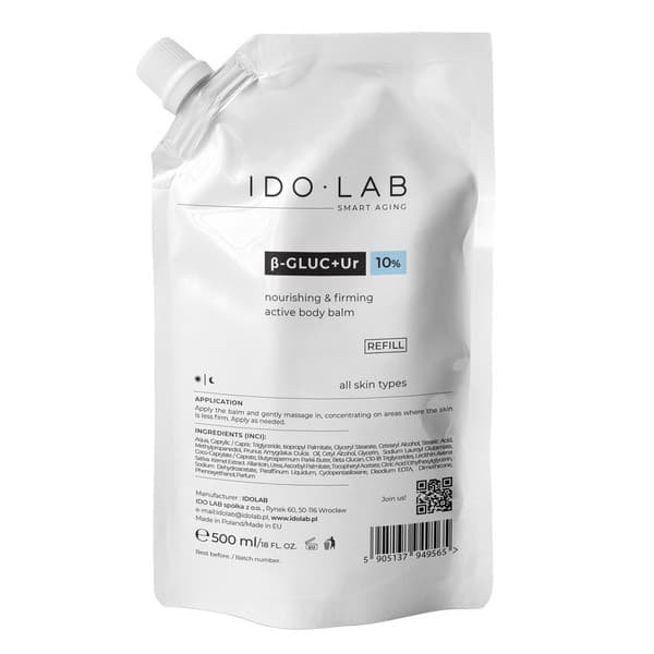 B-GLUC+Ur, Refill, rewitalizujący, aktywny balsam do ciała