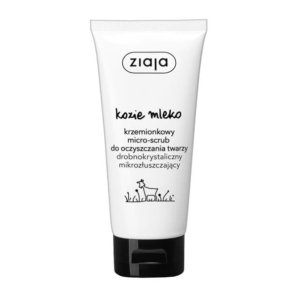 Kozie Mleko, krzemionkowy micro-scrub do oczyszczania twarzy