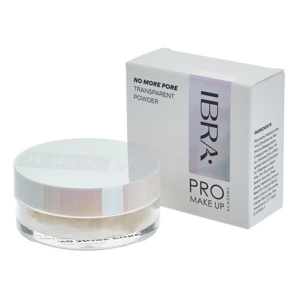 Ibra No More Pore Pro Makeup Academy, transparentny puder wygładzający