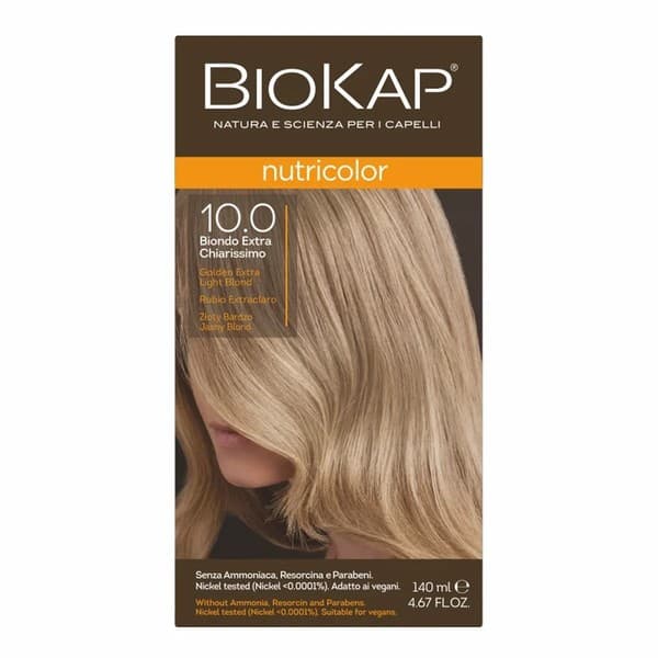 Nutricolor, farba do włosów, 10.0 złoty bardzo jasny blond