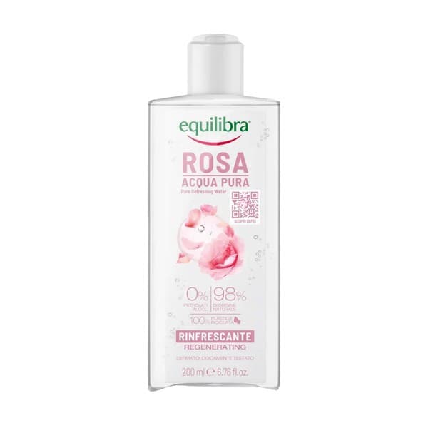 Rosa, orzeźwiająca czysta woda różana