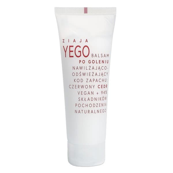 Yego, balsam po goleniu, nawilżająco-odświeżający, czerwony cedr