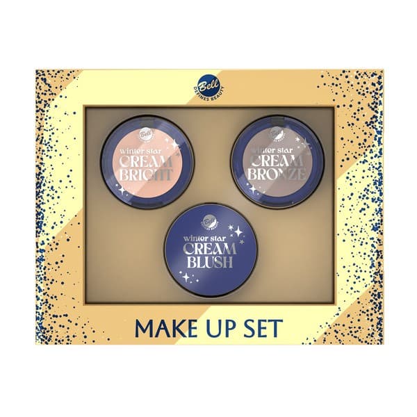 Make Up Set, zestaw kosmetyków do konturowania, róż do policzków, + bronzer do twarzy, + rozświetlacz