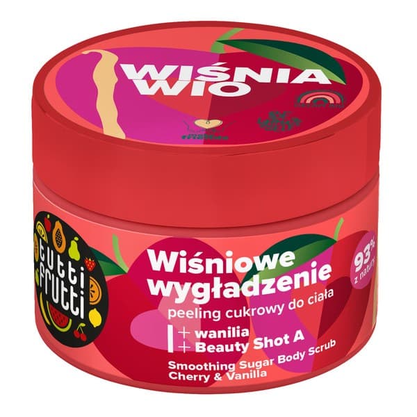 Farmona Tutti Frutti, Wygładzający peeling cukrowy, wiśniowe wygładzenie
