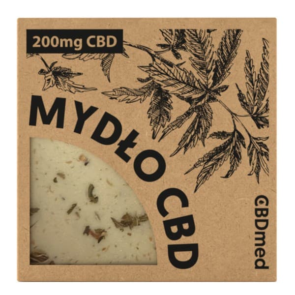 mydło konopne, 200 mg CBD