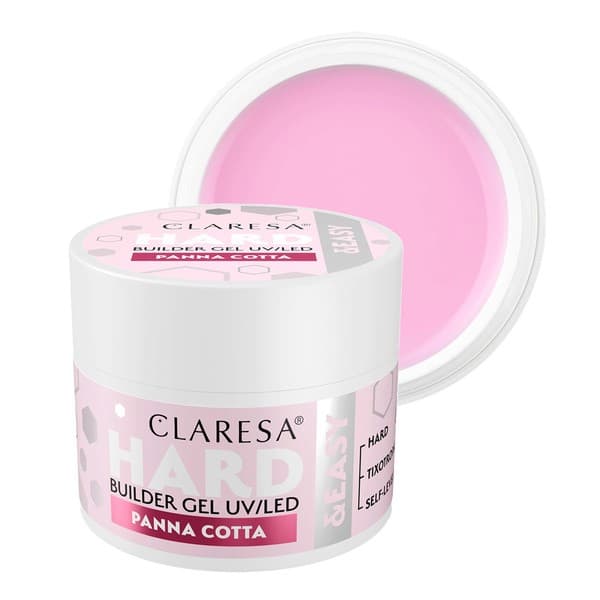 Hard&Easy Builder Gel, żel budujący do paznokci, Panna Cotta