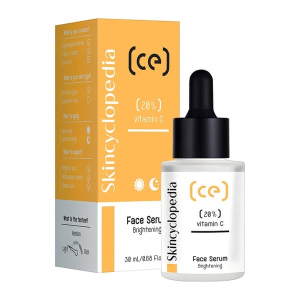 rozświetlające serum do twarzy z 20% witaminą C