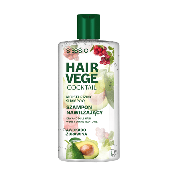 Hair Vege Cocktail Szampon Nawilżający Awokado Żurawina