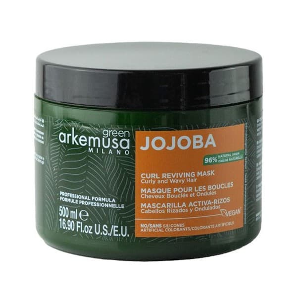 Green Arkemusa Milano Jojoba, maska do włosów kręconych i falowanych