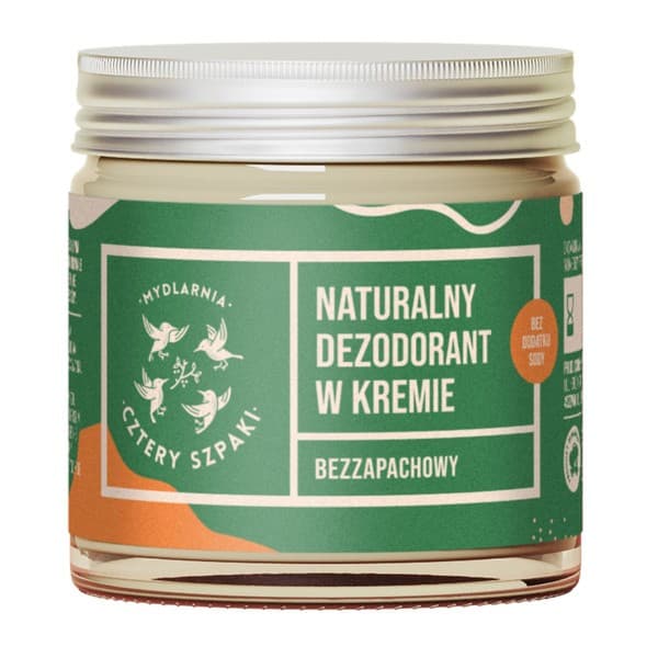 Dezodorant w kremie bezzapachowy bez dodatku sody
