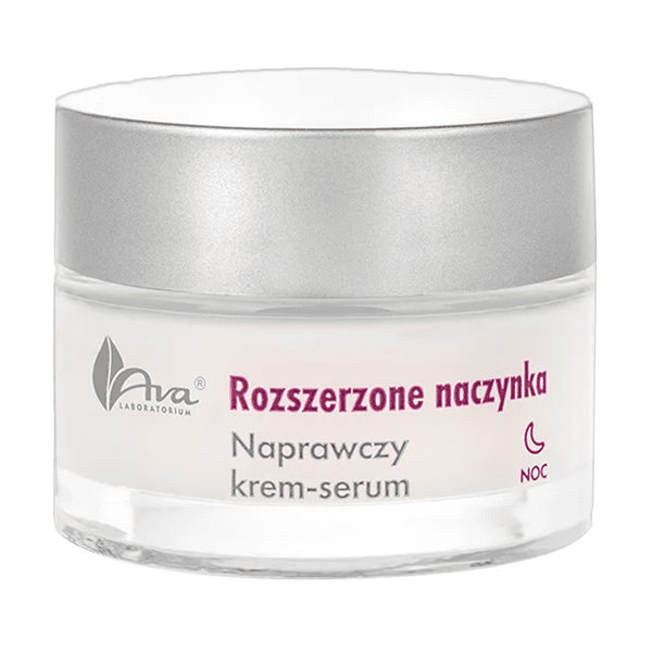 Rozszerzone Naczynka, krem-serum naprawcze na noc