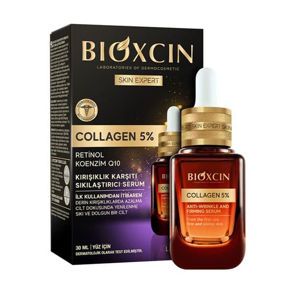 Skin Expert Collagen 5%, Przeciwzmarszczkowe ujędrniające serum
