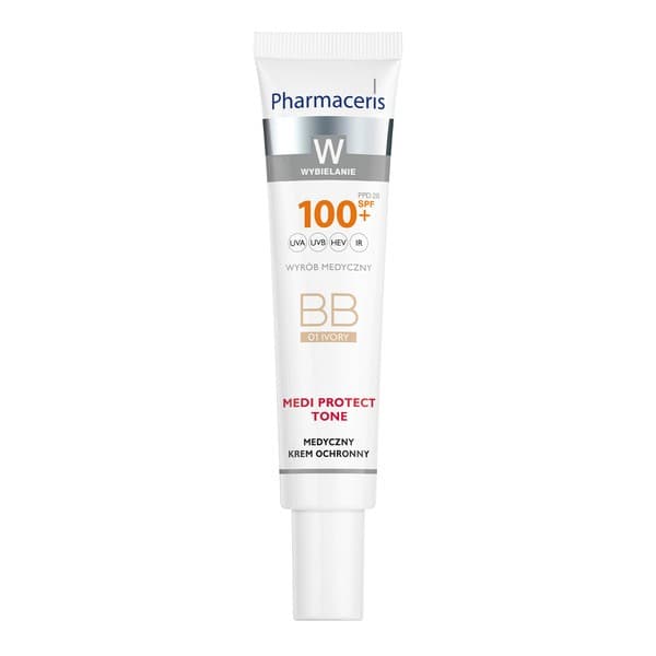 W Medi Protect Tone, krem ochronny BB, 01 Ivory