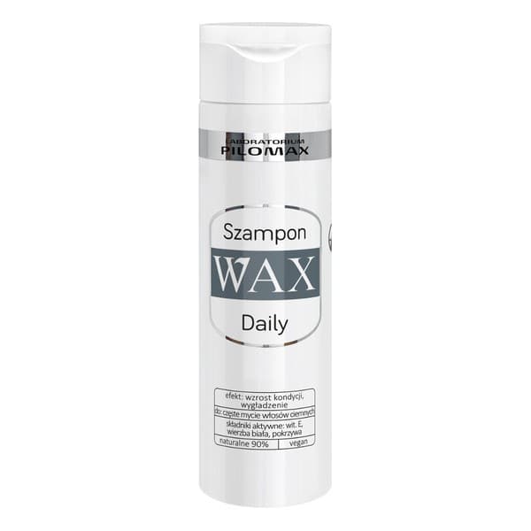 WAX, Laboratorium Pilomax, szampon oczyszczający z pokrzywą, dla włosów ciemnych