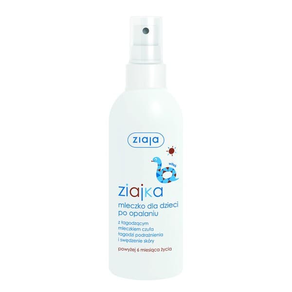 Ziajka, mleczko dla dzieci po opalaniu, powyżej 6 miesiąca życia, spray